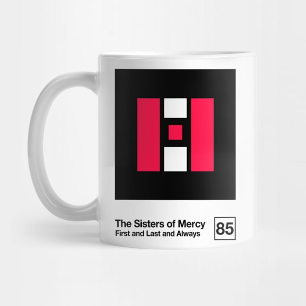 The Sisters Of Mercy / Minimalist Style Graphic Artwork Design by saudade